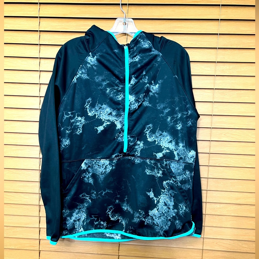 Energy zone Zip Up Hoodie Women Large black